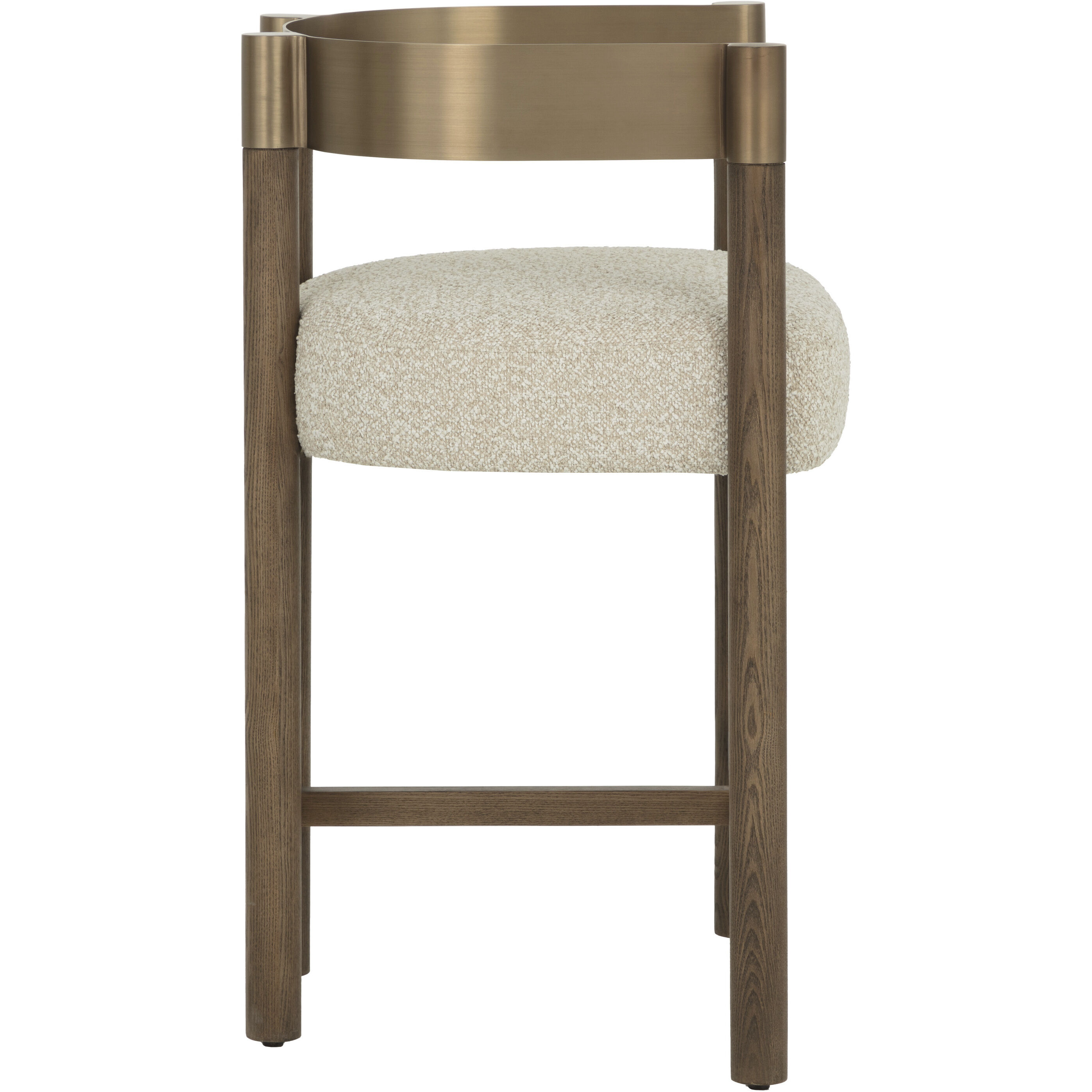 Manolo 35.25 inch Santa Cruz Oatmeal Counter Stool